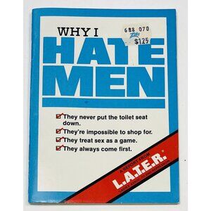 Why I Hate Men Once Upon a Planet 1981 1st Edition Paperback Greeting Books EUC